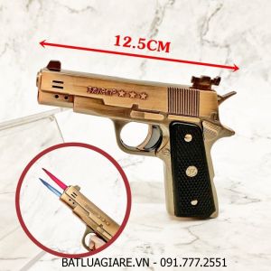 BẬT LỬA KHÈ HÌNH SÚNG M95 - 2 CHẾ ĐỘ LỬA (SIZE: 12.5CM) - (XÀI GAS)