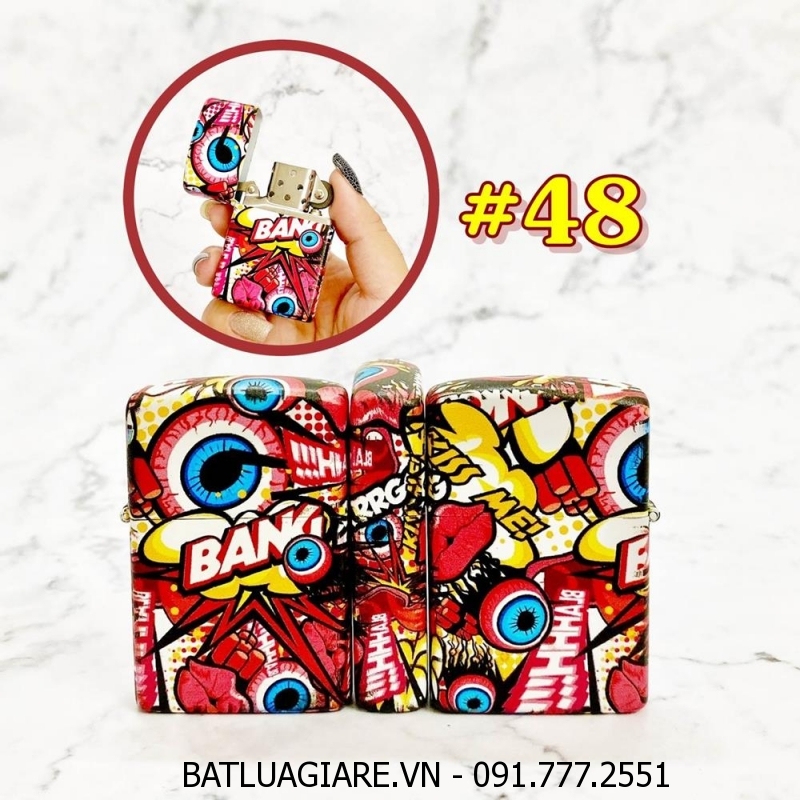 BẬT LỬA ZIPPO SƠN TĨNH ĐIỆN 6 MẶT - PHIÊN BẢN NHẬT - (XÀI XĂNG) #48