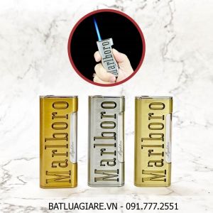 BẬT LỬA KHÈ - BẤM NGANG KHẮC CHÌM LOGO MARLBORO -  (XÀI GAS)