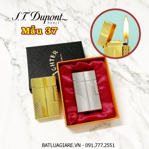 BẬT LỬA DUPONT VÂN KIM CƯƠNG M-37 (S.T. DUPONT) (CÓ HỘP) - (XÀI GAS)