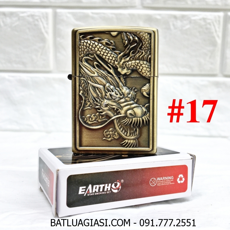 BẬT LỬA ZIPPO HÌNH NỔI #17 - (XÀI XĂNG)