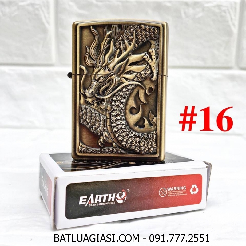 BẬT LỬA ZIPPO HÌNH NỔI #16 - (XÀI XĂNG)