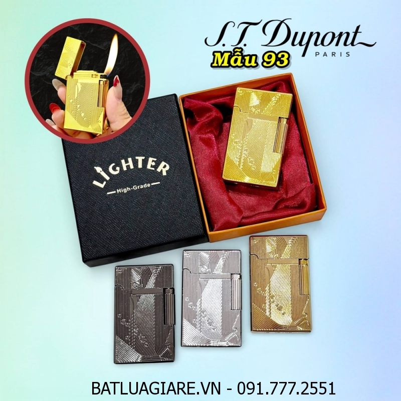BẬT LỬA DUPONT SANJI GIẤC MƠ NÀNG TIÊN CÁ M-93 (S.T. DUPONT) - (CÓ HỘP) - (XÀI GAS)