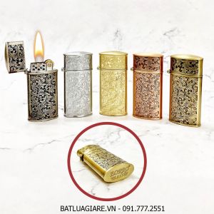 BẬT LỬA XĂNG ĐÁ CỔ ZORRO Z833 KHẮC NỔI HÌNH HOA VĂN - (XÀI XĂNG)