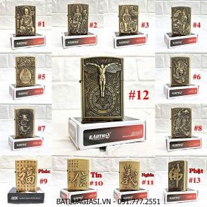 BẬT LỬA ZIPPO HÌNH NỔI CÁC KIỂU - (XÀI XĂNG)