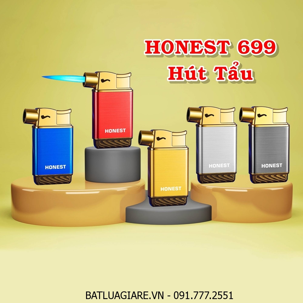 BẬT LỬA KHÈ HONEST 699 HÚT TẨU - (XÀI GAS)